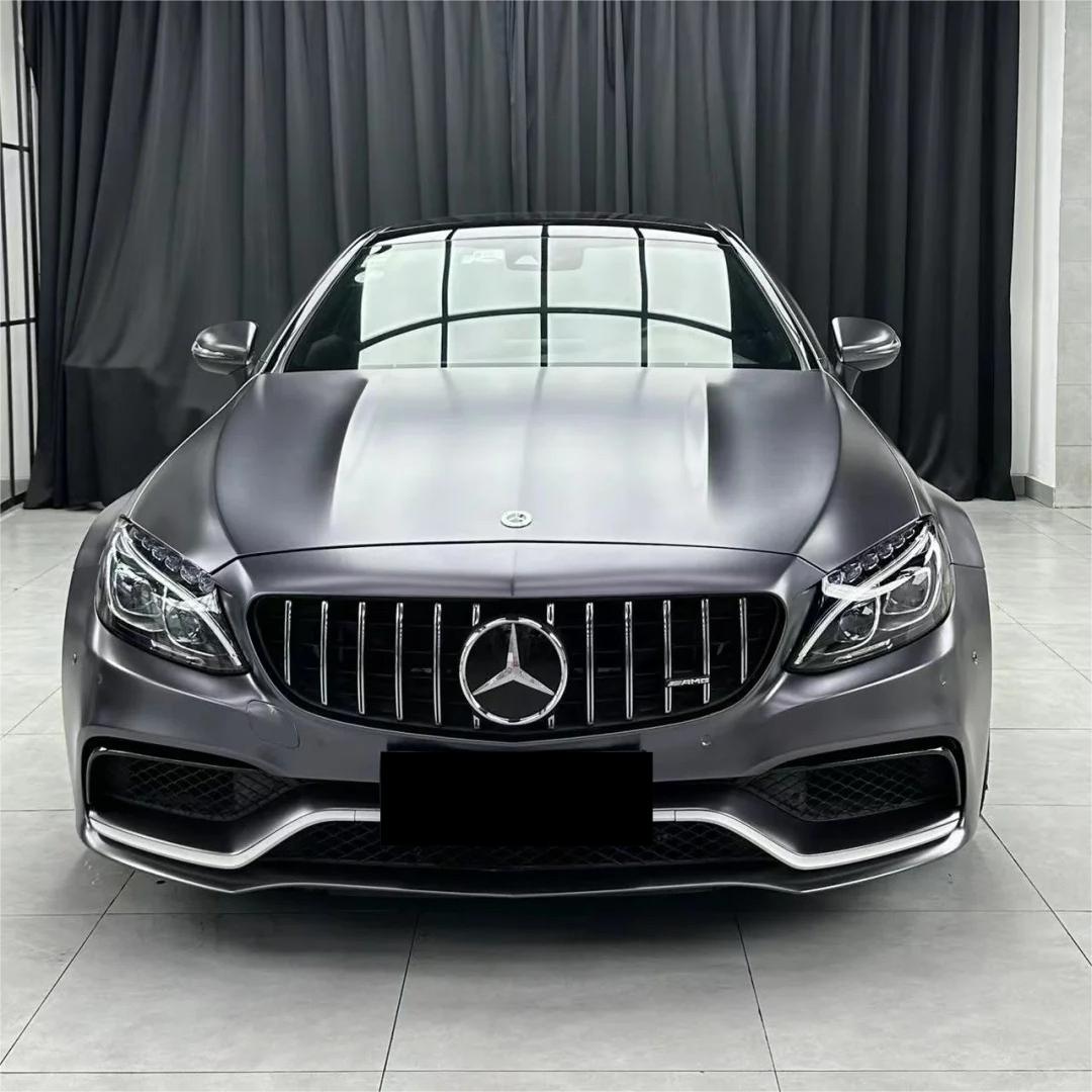 Matte Metallic Satin Mountain Grey Car Vinyl Wrap PET