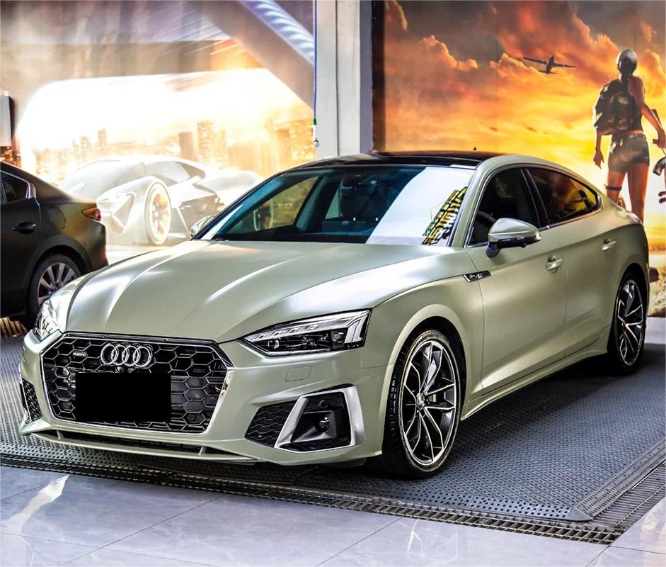 Matte Satin Khaki Light Green Car Vinyl Wrap