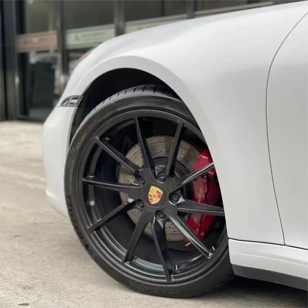 Matte Satin Light Grey Car Vinyl Wrap