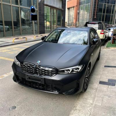 Matte Forsted Black Car Vinyl Wrap PET 02