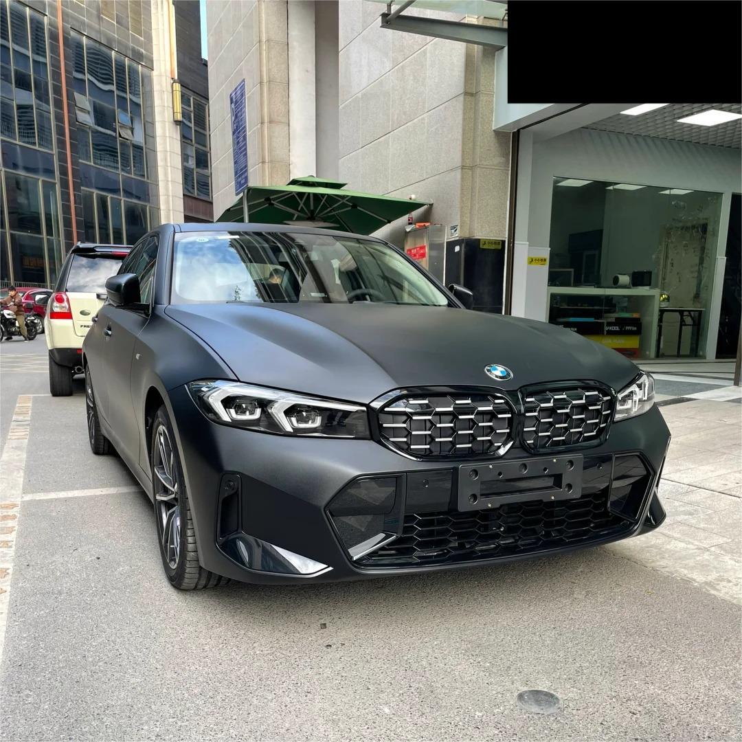 Matte Forsted Black Car Vinyl Wrap PET