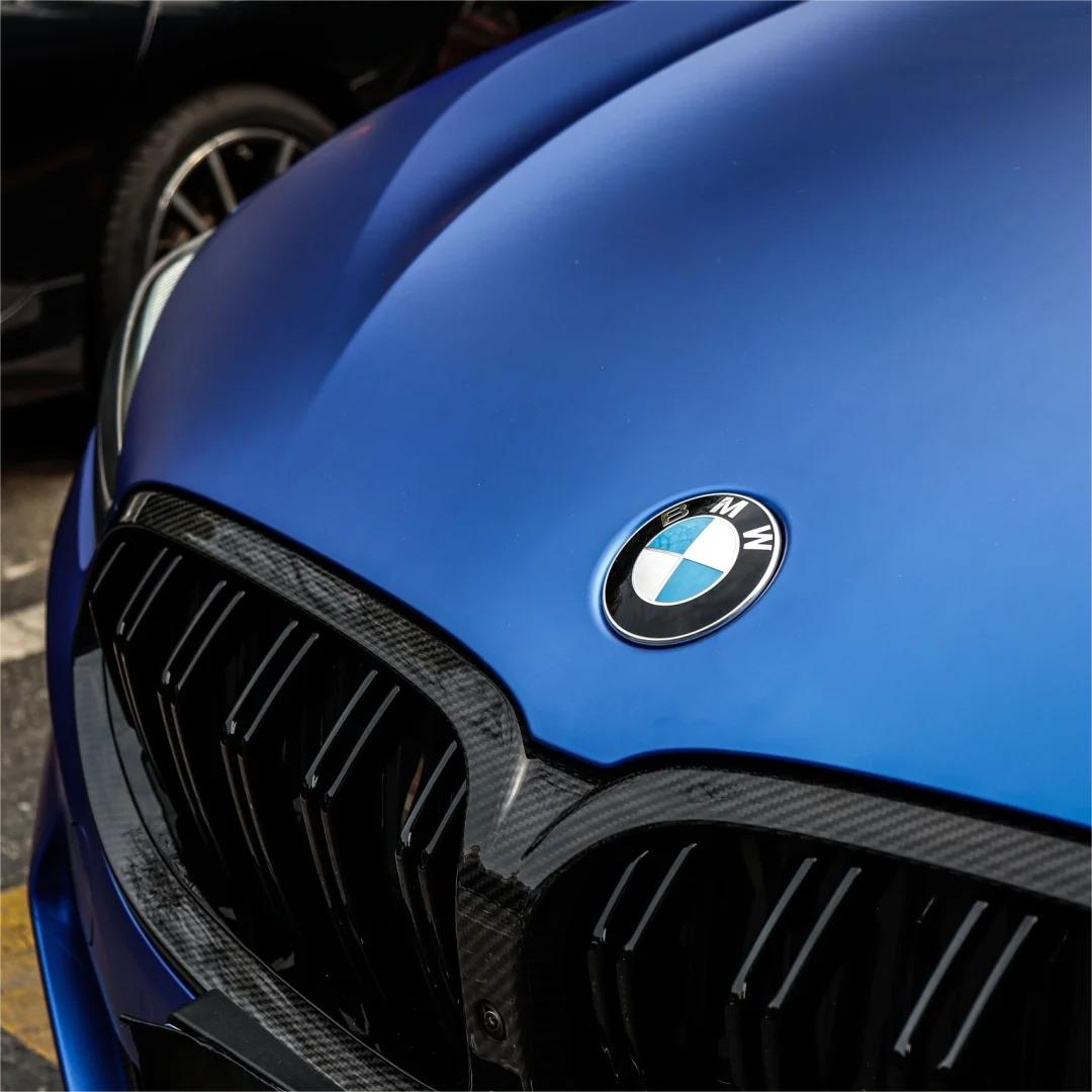 Matte Metallic Satin Blueberry Car Vinyl Wrap 