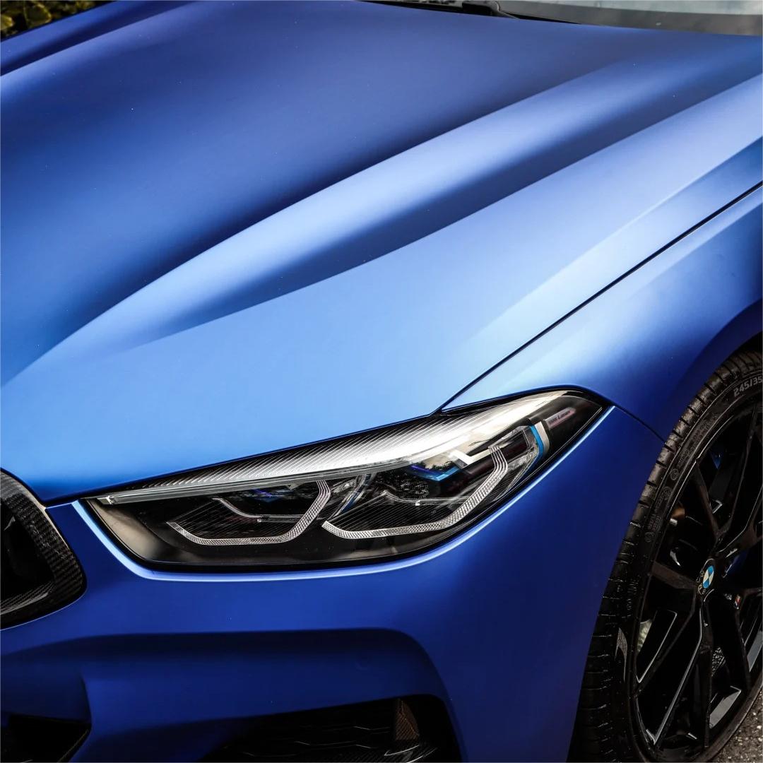 Matte Metallic Satin Blueberry Car Vinyl Wrap 