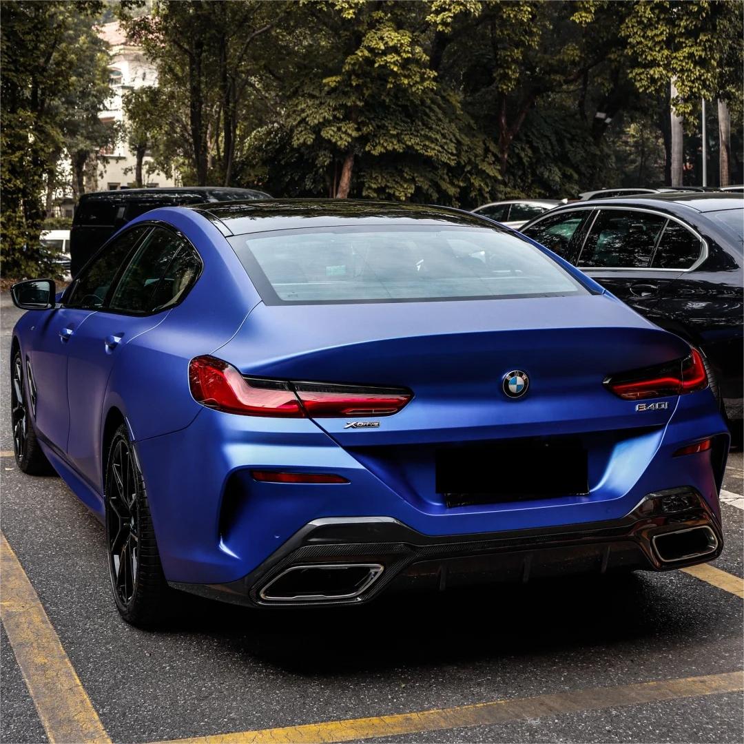 Matte Metallic Satin Blueberry Car Vinyl Wrap 