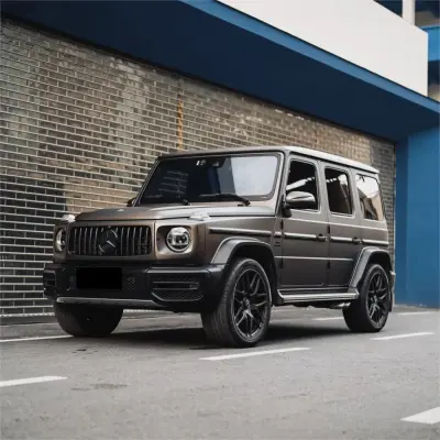 Matte Metallic Satin Deep Brown Grey Car Vinyl Wrap 02