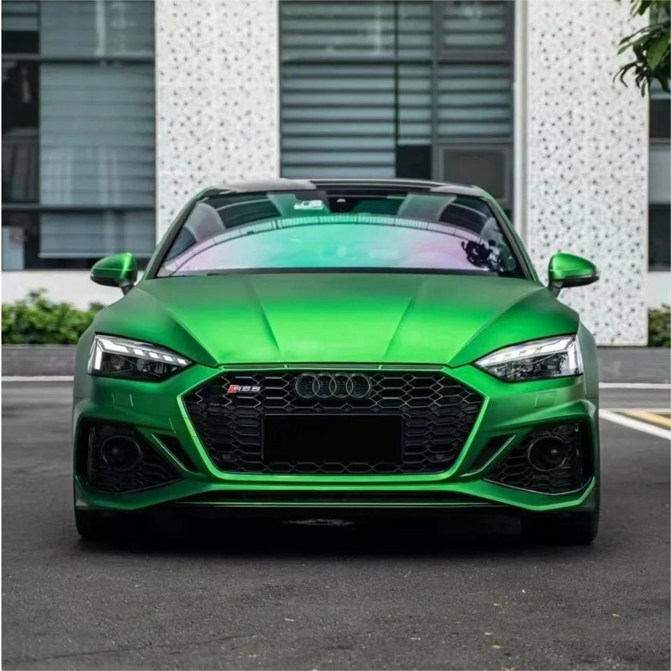 Matte Metallic Satin Flame Green Car Vinyl Wrap 