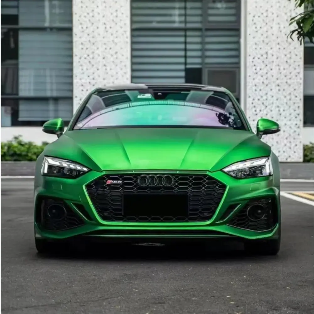 Matte Metallic Satin Flame Green Car Vinyl Wrap 