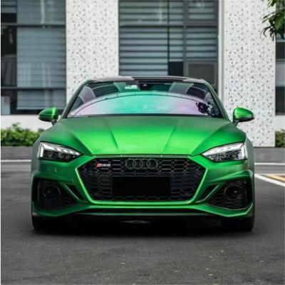 Matte Metallic Satin Flame Green Car Vinyl Wrap  02