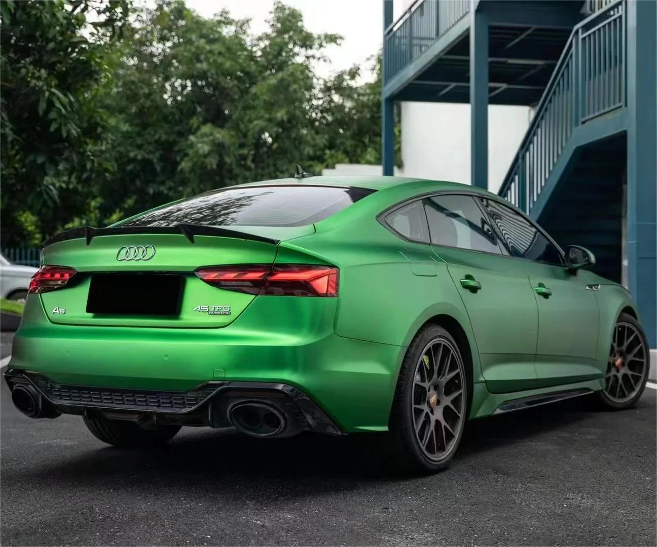 Matte Metallic Satin Flame Green Car Vinyl Wrap 