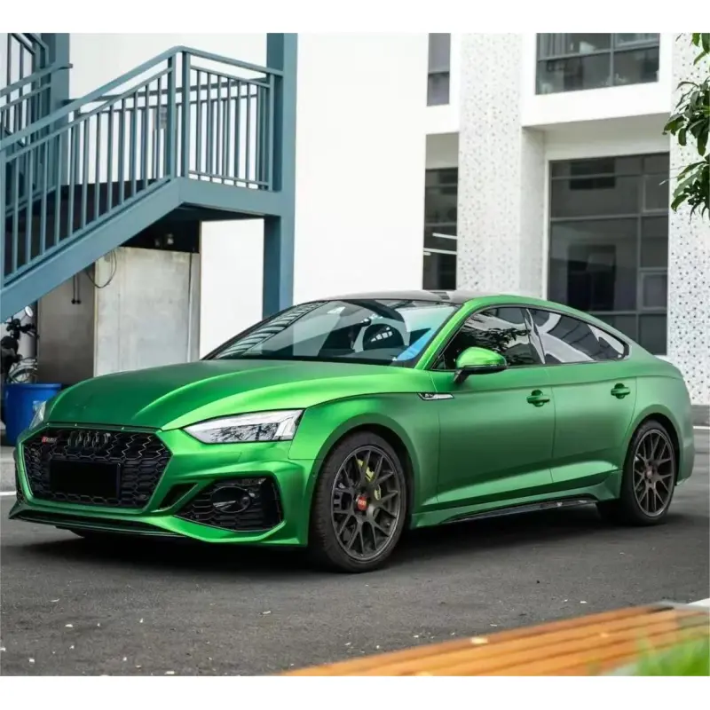Matte Metallic Satin Flame Green Car Vinyl Wrap 