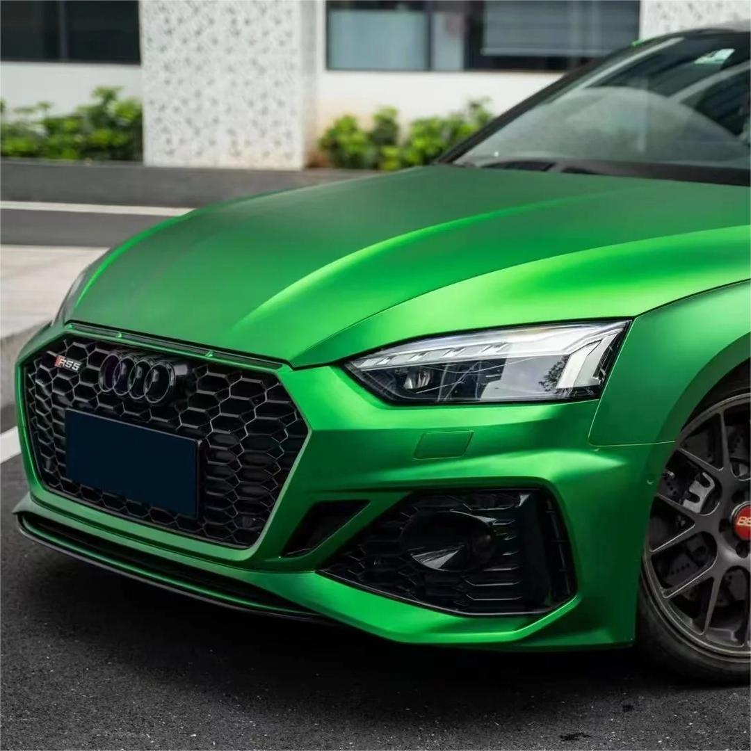 Matte Metallic Satin Flame Green Car Vinyl Wrap 