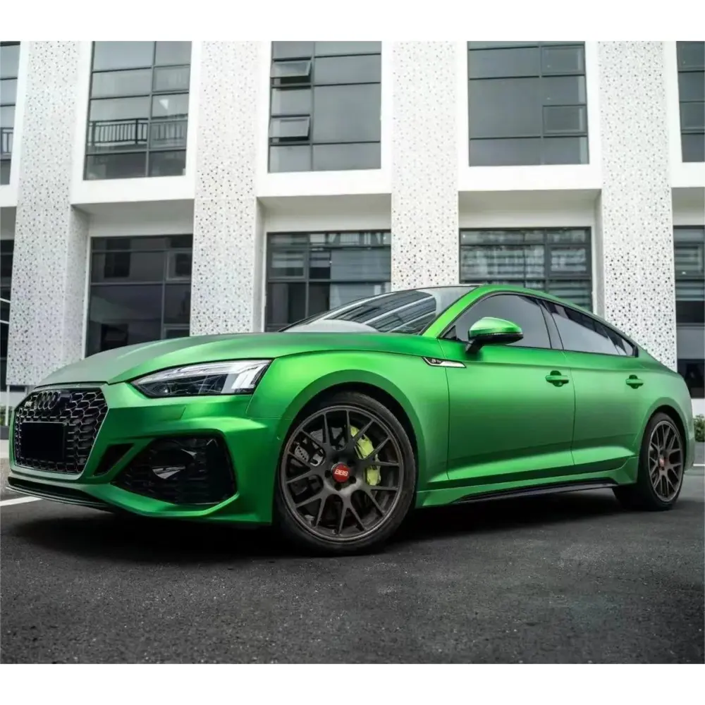 Matte Metallic Satin Flame Green Car Vinyl Wrap 