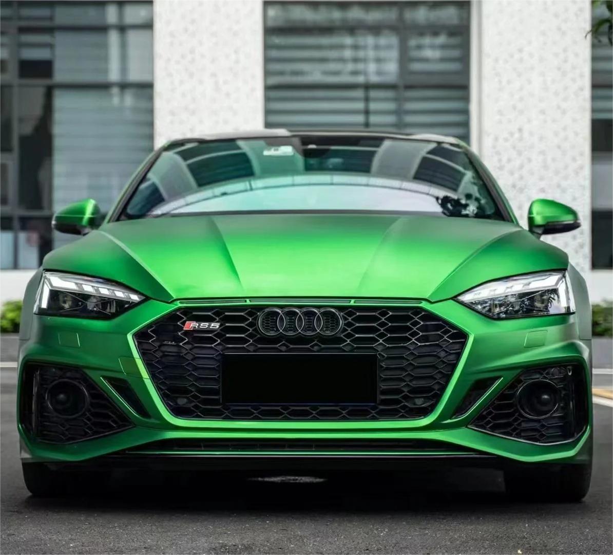 Matte Metallic Satin Flame Green Car Vinyl Wrap 