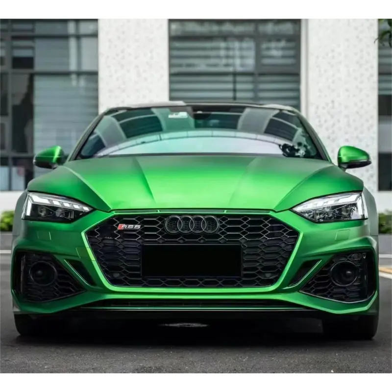 Matte Metallic Satin Flame Green Car Vinyl Wrap 