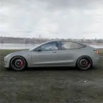 Matte Satin Battleship Grey Car Vinyl Wrap