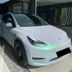 Gloss Metallic Chameleon Green Grey Car Vinyl Wrap