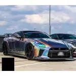 Gloss Metallic Rainbow Laser Flip Psychedelic Grey Car Vinyl Wrap