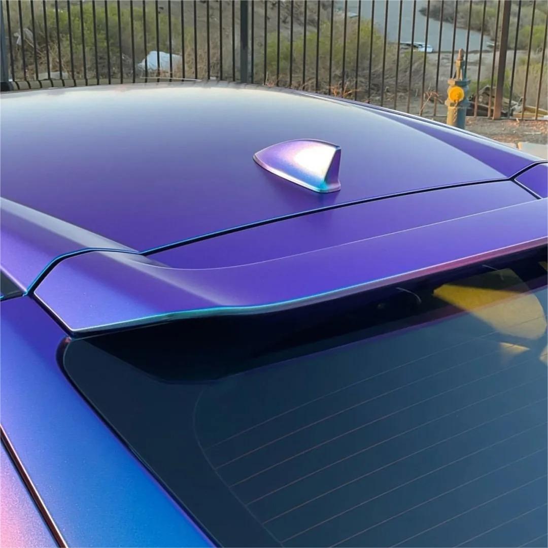 Matte Metallic Chameleon Diamond Purple Blue Car Vinyl Wrap