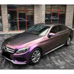 Matte Metallic Chameleon Diamond Yellow Purple Car Vinyl Wrap