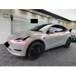 Matte Metallic Chameleon Pink Grey Car Vinyl Wrap