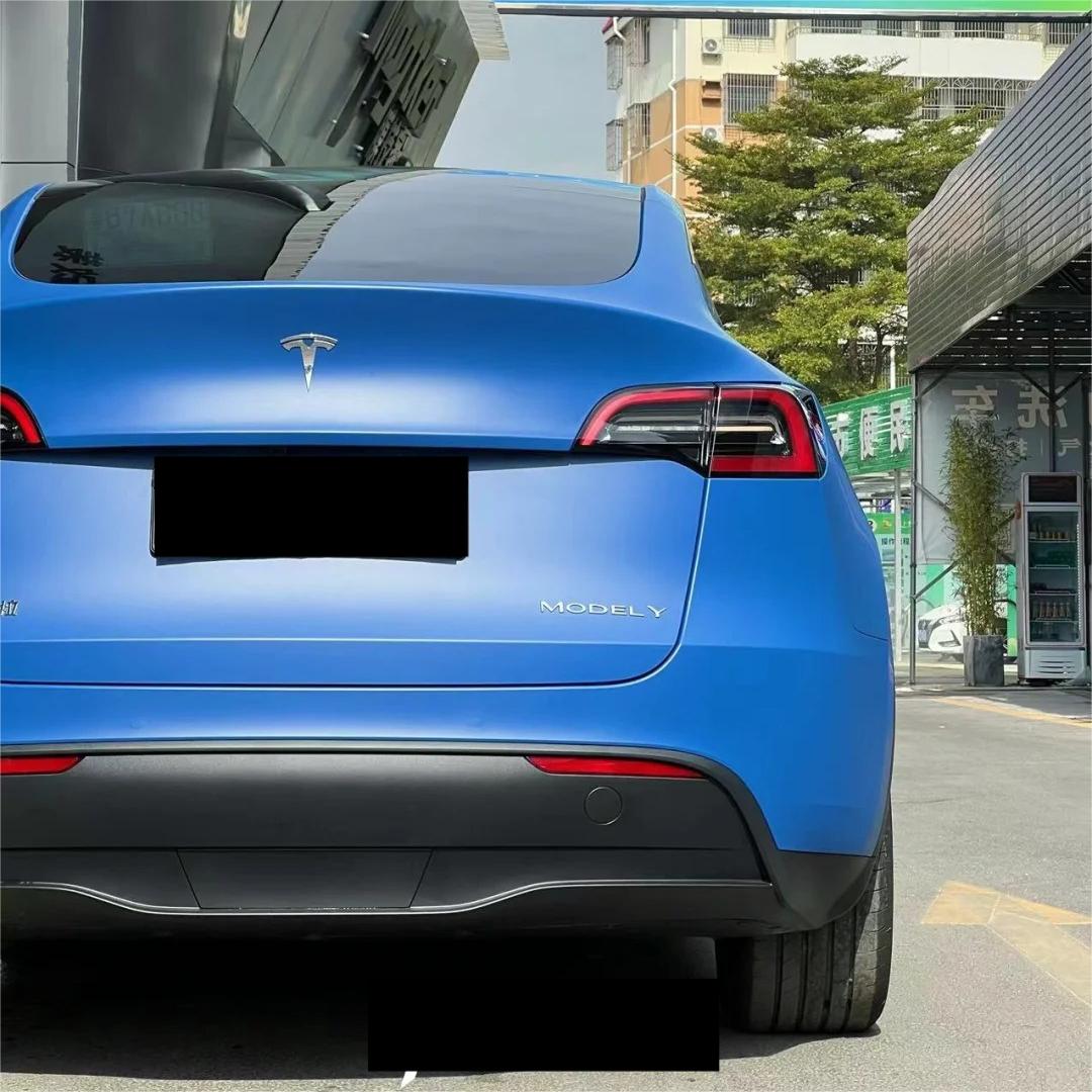 Matte Satin Navy Blue Car Vinyl Wrap