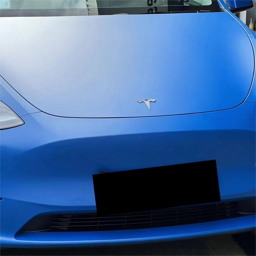 Matte Satin Navy Blue Car Vinyl Wrap