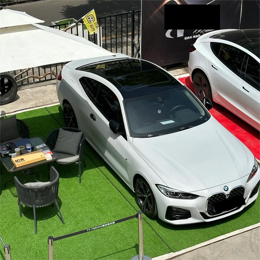 Matte Satin Stone Grey Car Vinyl Wrap