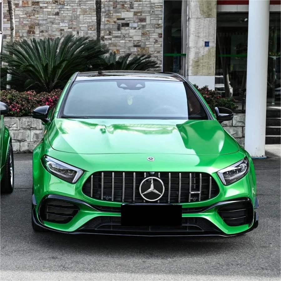 Gloss Metallic Apple Green Car Vinyl Wrap