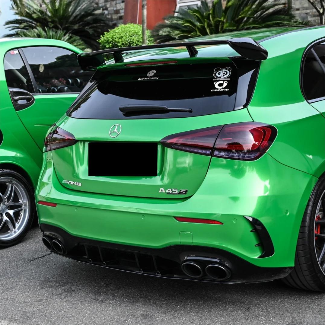 Gloss Metallic Apple Green Car Vinyl Wrap
