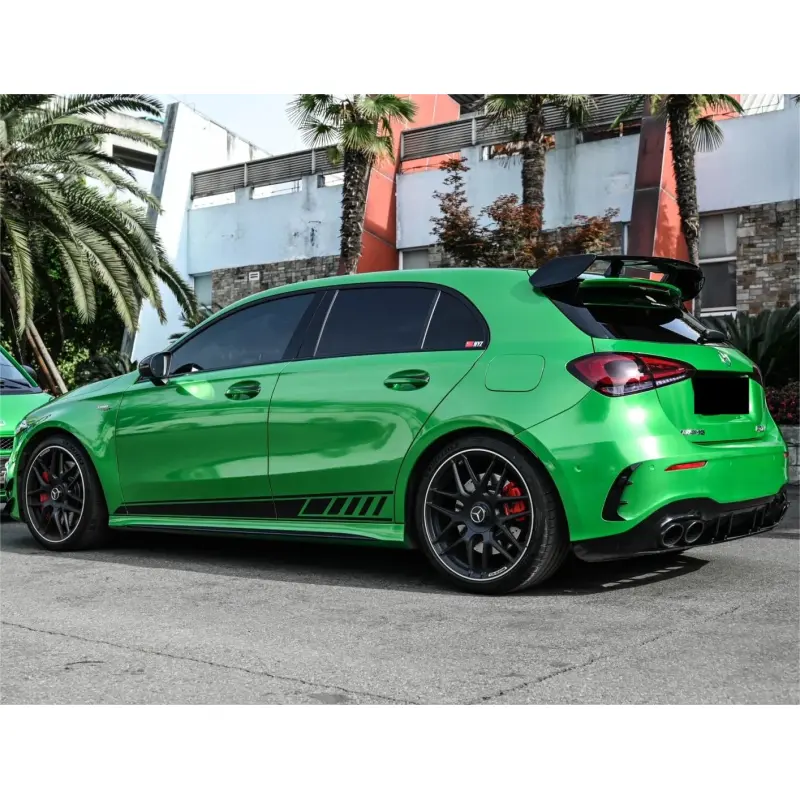 Gloss Metallic Apple Green Car Vinyl Wrap