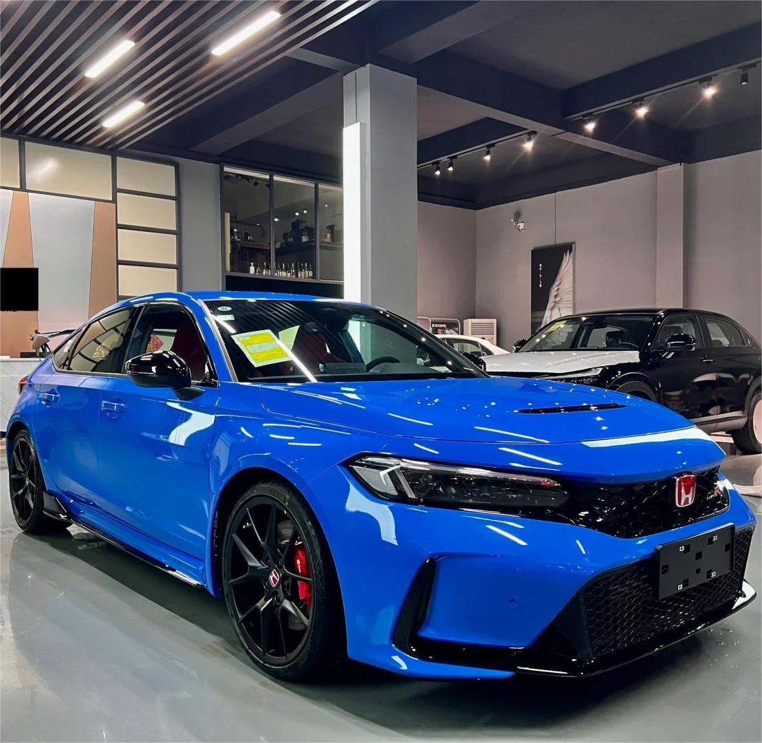 Gloss Metallic Chameleon Racing Blue Car Vinyl Wrap