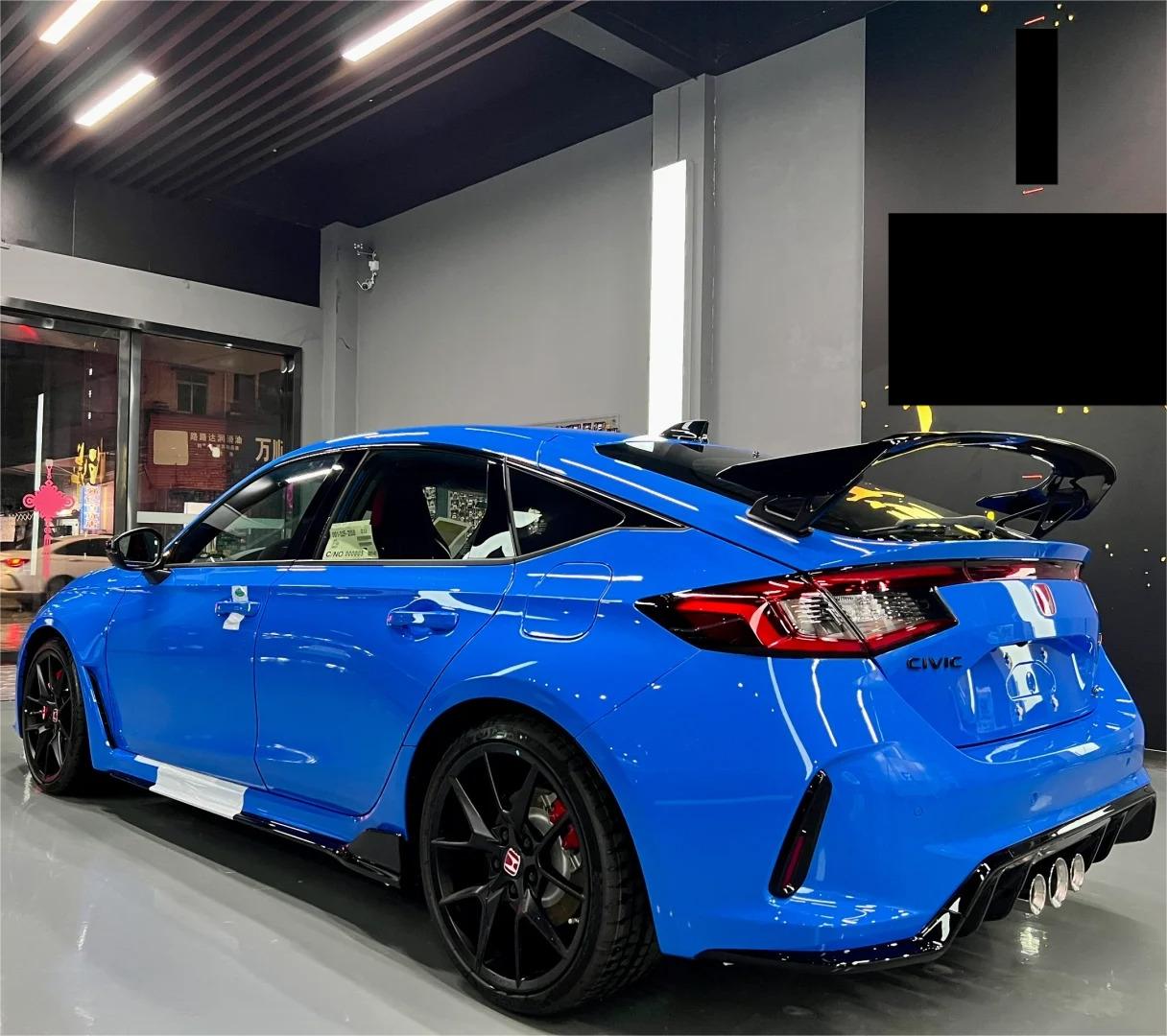 Gloss Metallic Chameleon Racing Blue Car Vinyl Wrap