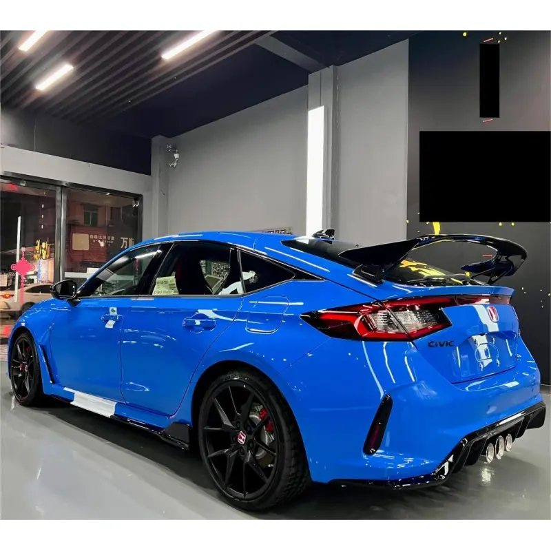 Gloss Metallic Chameleon Racing Blue Car Vinyl Wrap