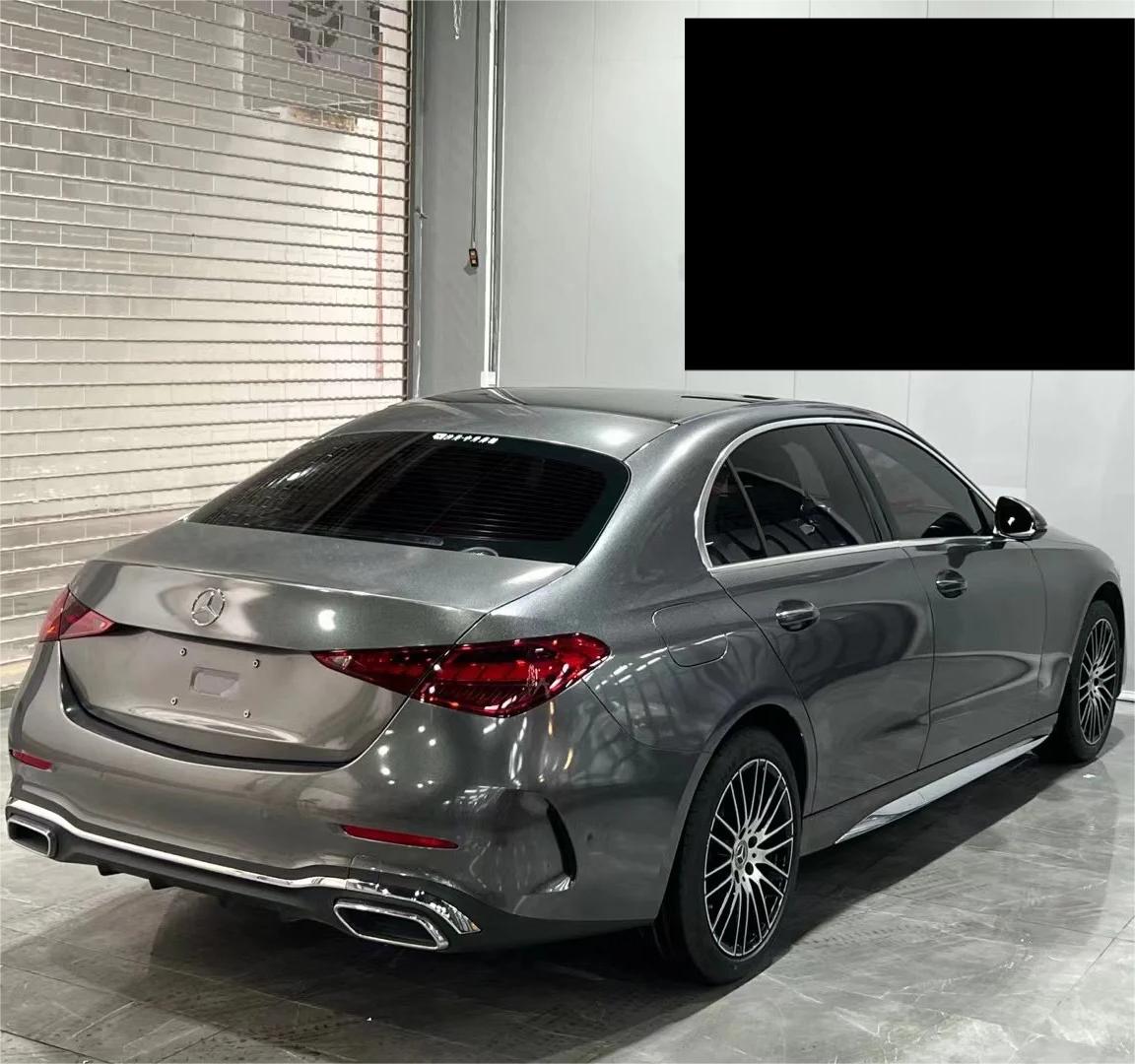 Gloss Metallic Diamond Graphite Light Grey Car Vinyl Wrap