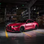 Matte Metallic Ceramics Red Car Vinyl Wrap