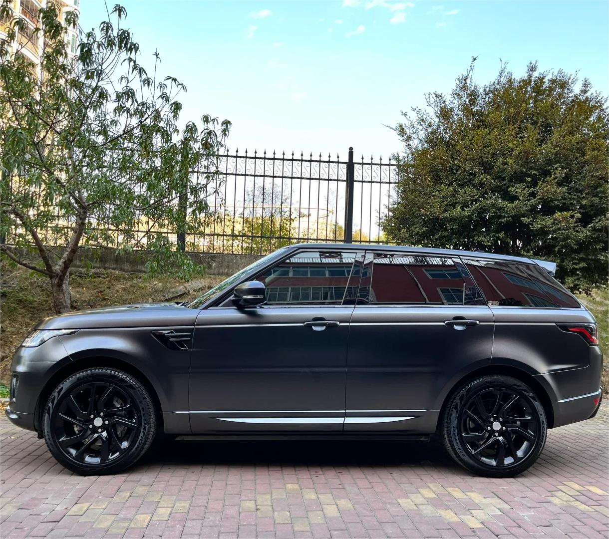 Matte Metallic Diamond Graphite Black Car Vinyl Wrap