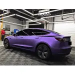 Matte Metallic Satin Chrome Purple Car Vinyl Wrap