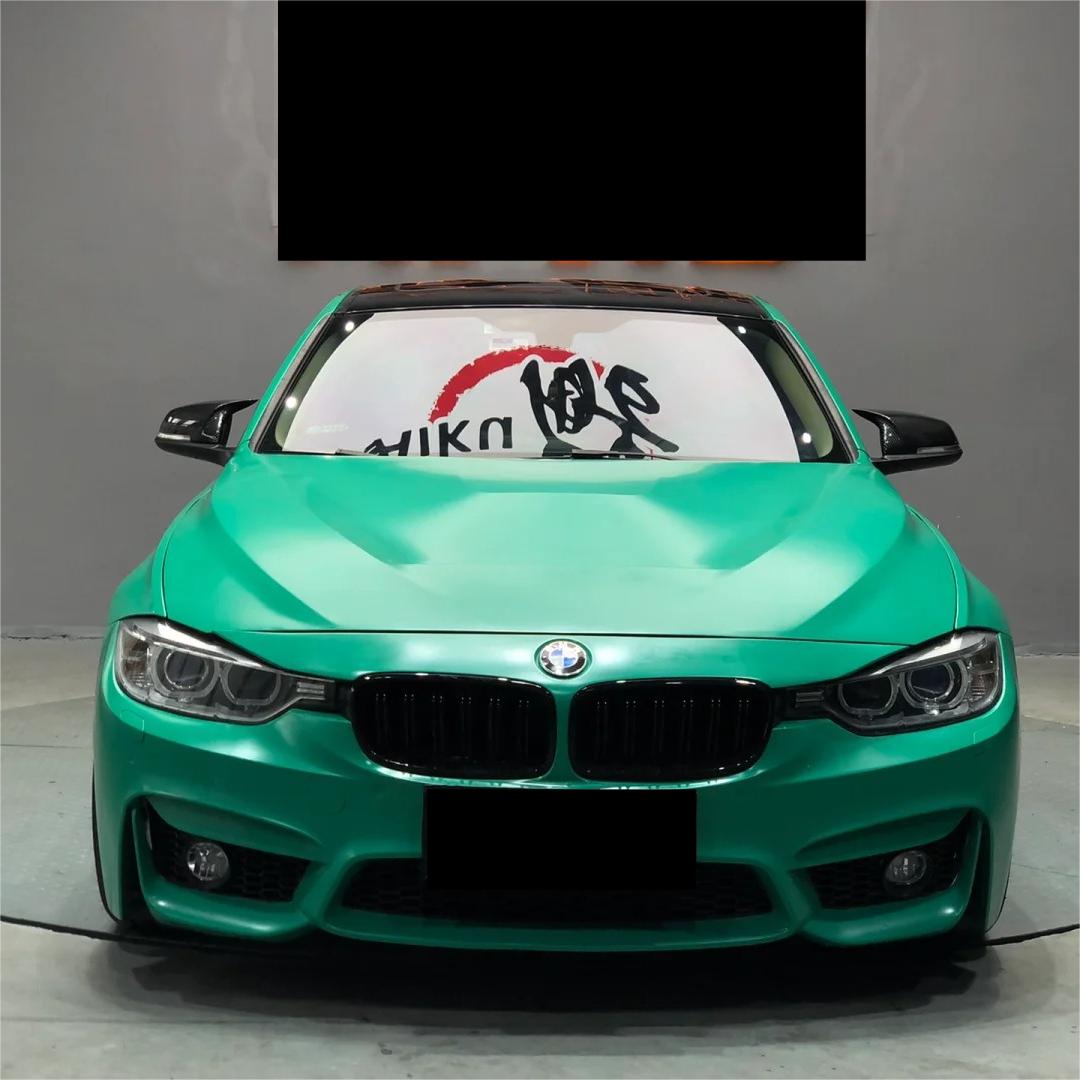 Matte Pine Green Car Vinyl Wrap