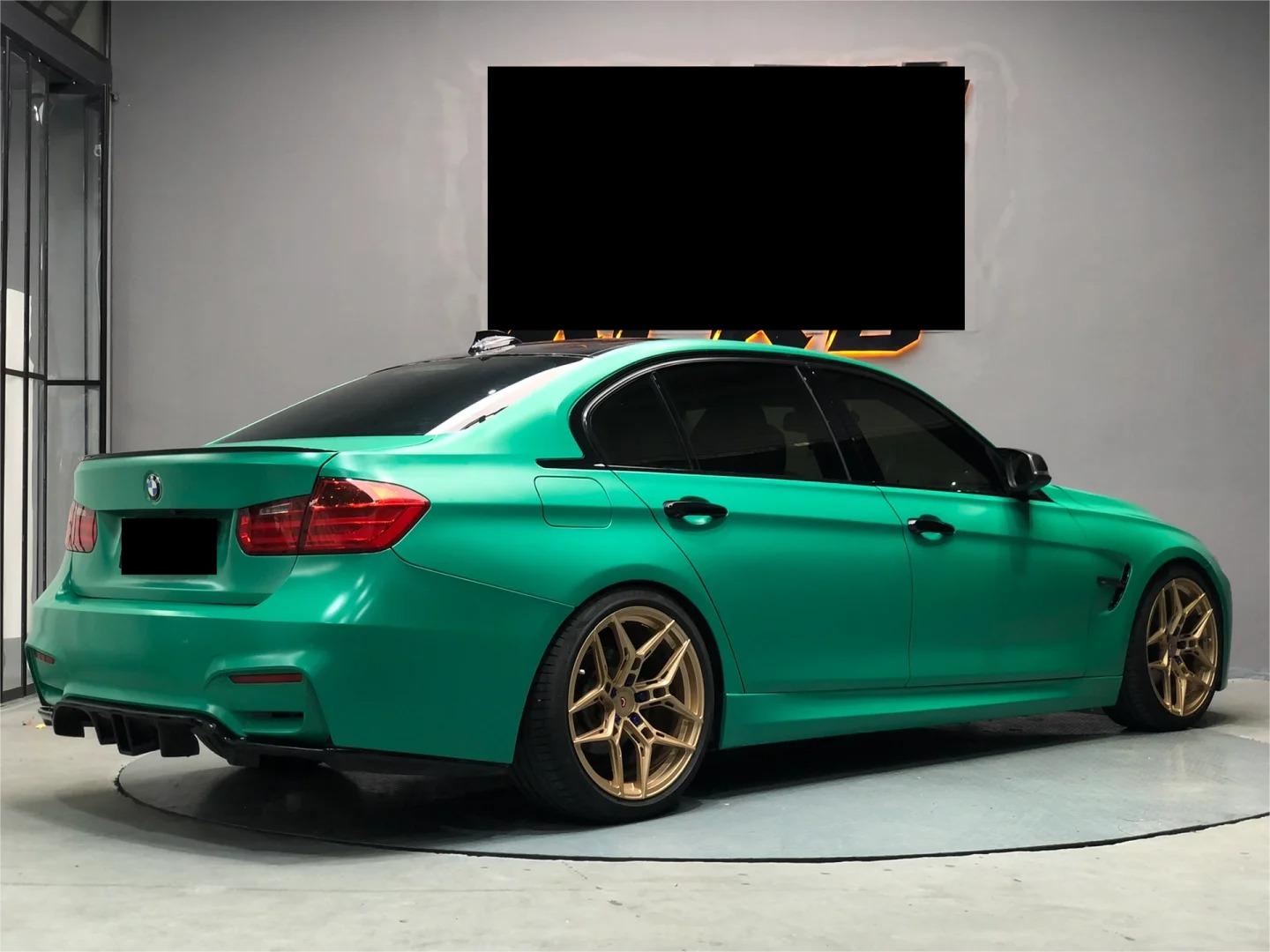 Matte Pine Green Car Vinyl Wrap