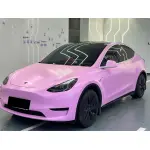 Matte Satin Bubblegum Pink Car Vinyl Wrap | Hot Pink Car Wrap