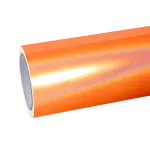 Gloss Holographic Orange Car Wrap Vinyl 