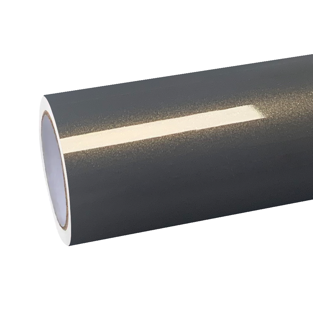 Gloss Metallic Glitter Grey Car Vinyl Wrap