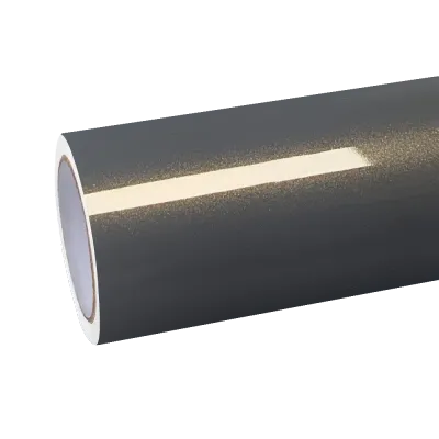 Gloss Metallic Glitter Grey Car Vinyl Wrap 01