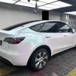 Gloss Metallic Chameleon Aurora White Car Vinyl Wrap Sale