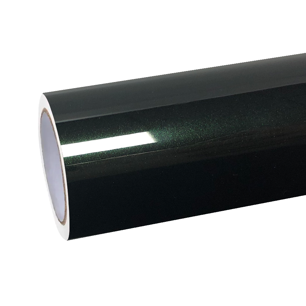 Gloss Metallic Diamond Benz Emerald Green Car Vinyl Wrap PET