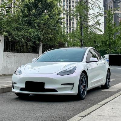 Gloss Chameleon Purple White Car Vinyl Wrap PET 02