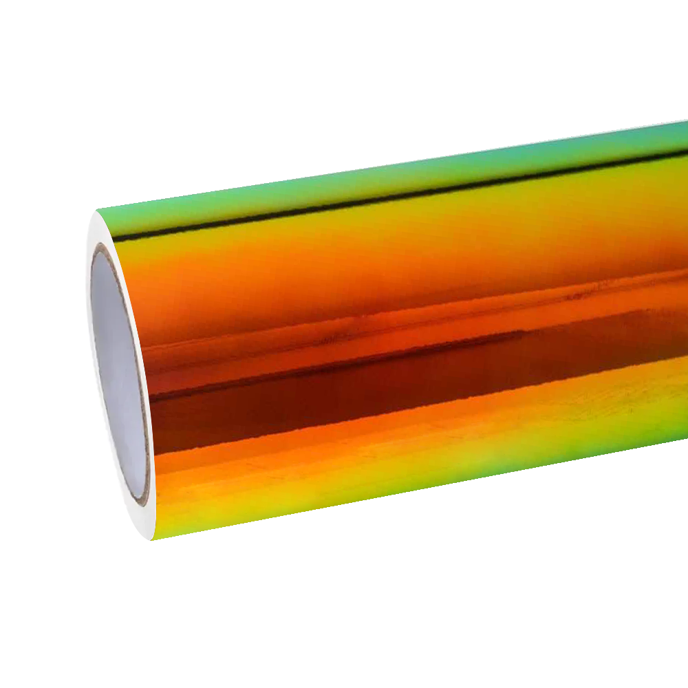 Gloss Ammolite Gem Green Holographic Chrome Laser Car Vinyl Wrap