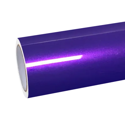 Glossy Metallic Royalty Purple Explosion Purple Vinyl Wrap 01