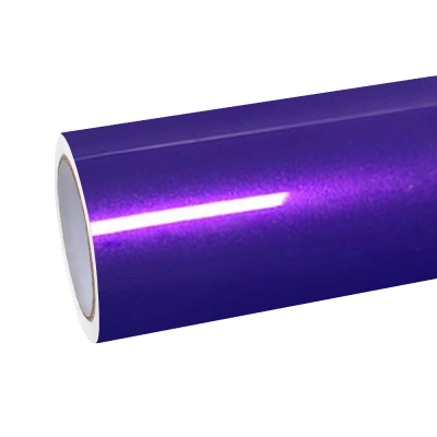 Glossy Metallic Royalty Purple Explosion Purple Vinyl Wrap PET 01