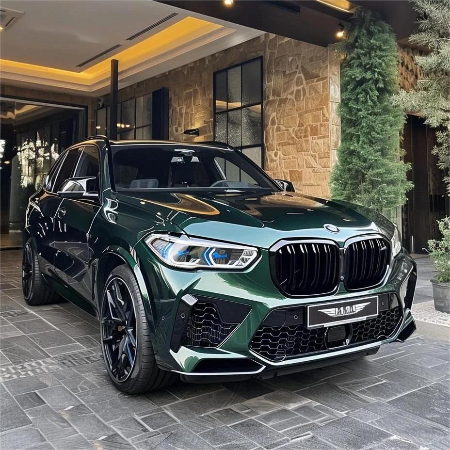 Emerald Green Car Wrap